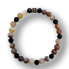 Abgrenzung Kreation diopteia Armband Kugeln matt 6mm, 18 cm