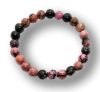 Kinder Armband Rhodonit Kugeln 6mm