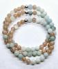 Selbstachtung Kreation diopteia Armband Kugeln 6mm matt / peach