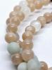 Selbstachtung Kreation diopteia Armband Kugeln 6mm matt / peach