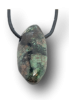 Azurit-Malachit in Matrix Anhänger gebohrt ca. 2.5cm