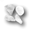 Bergkristall + Schneequarz Wassersteine - Mediator, Verstärker, Lichtbringer