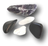 Wassermischung „Schutz“ – Turmalin Schörl, Amethyst, Bergkristall