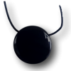 Obsidianspiegel Anhänger gebohrt - Meditations-Stein