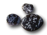 Schneeflockenobsidian -  Antischock-Stein