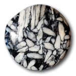 Pinolith (Eisenblumenmagnesit) Scheibenstein -  Lebensbejahende Entspanntheit