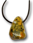 Rhyolith Rhyolith Anhänger gebohrt - Widerstandskraft