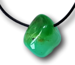 Chrysopras Anhänger -  Durchschlafen und Gift ausleiten