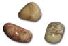 Alabaster getrommelt (Gips) TS - Notbremsestein