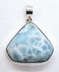 Larimar Anhänger mit Silber |Einzelstück