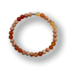 Farbenkraft orange Kreation diopteia Armband Kugeln 6mm, 18 cm